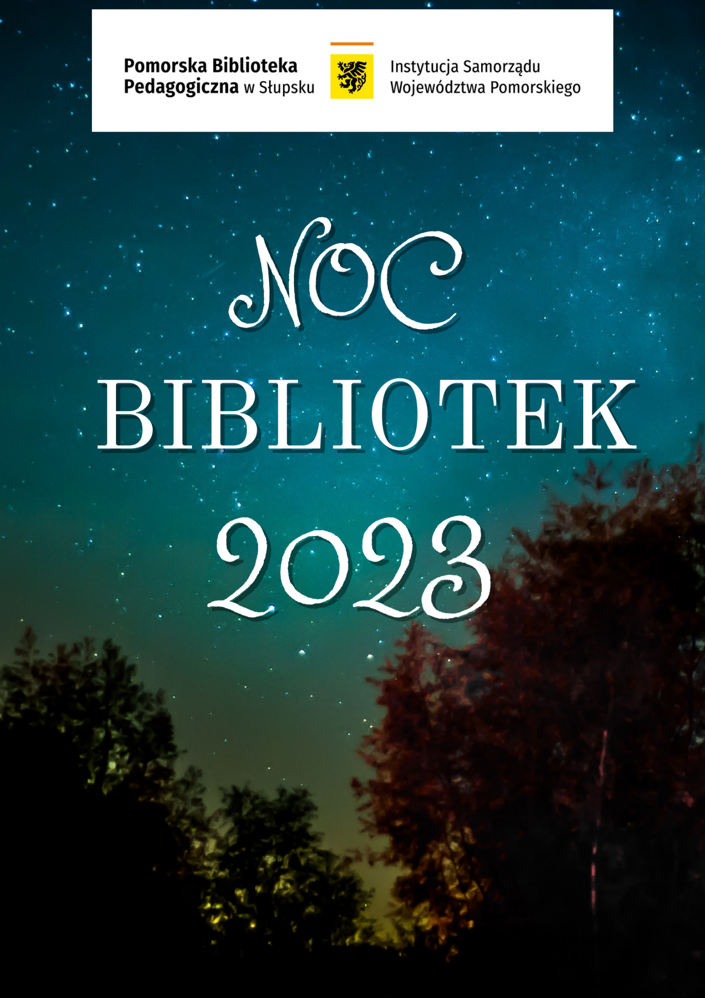 Plakat NOC BIBLIOTEK 2023